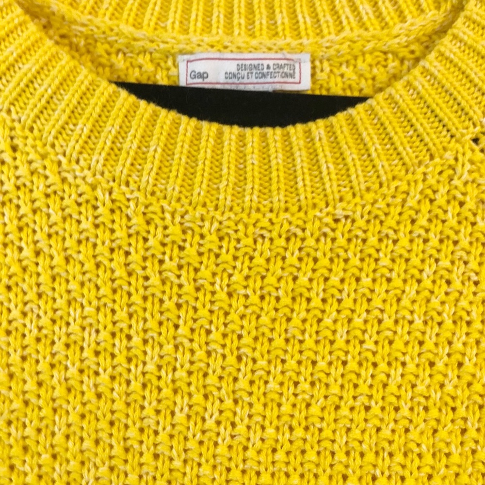 GAP SWEATER KNITWEAR - colour: bright yellow